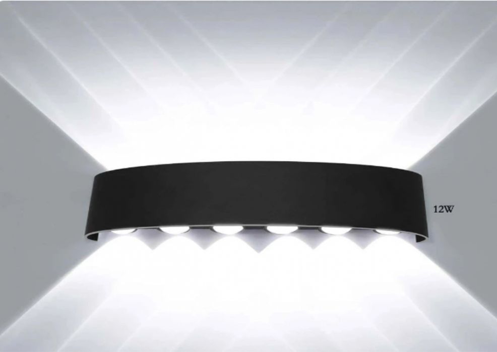 LED фасадна стенна алуминиева лампа