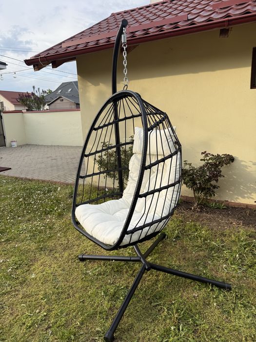 Fotoliu de gradina suspendat leagan tip cuib