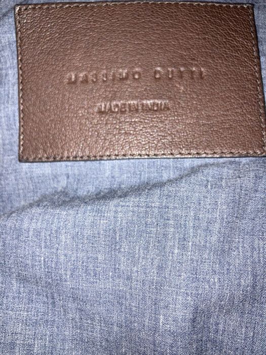 кожанная куртка Massimo Dutti