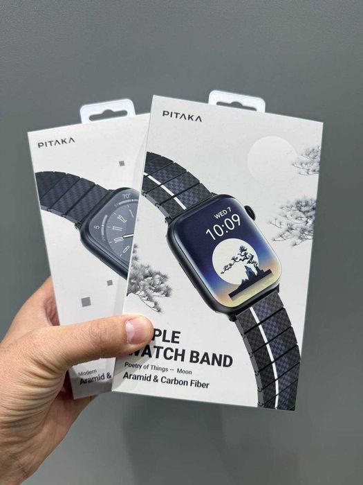 Ремешки Pitaka Apple Watch Modern & Moon 42/44/45/49 мм. Доставка