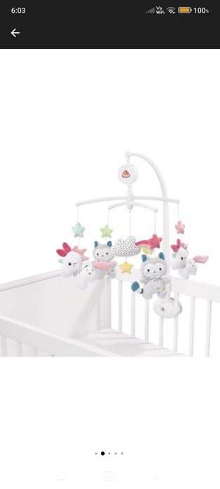 Carusel muzical mobil pentru patuț - Aiko & Yuki