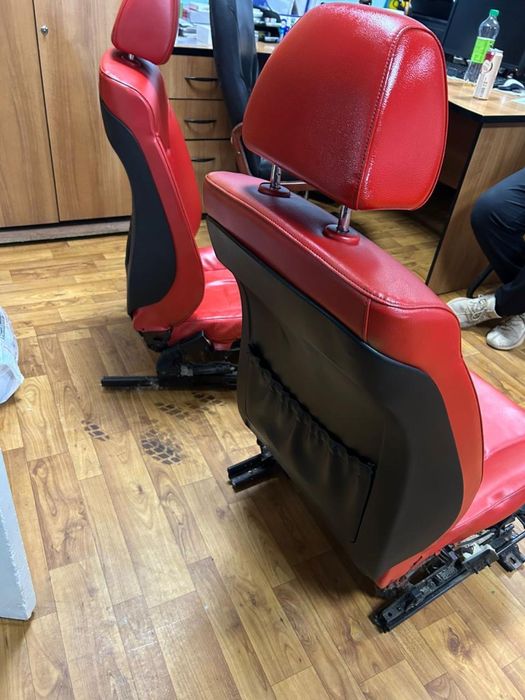 Красный салон BMW E60