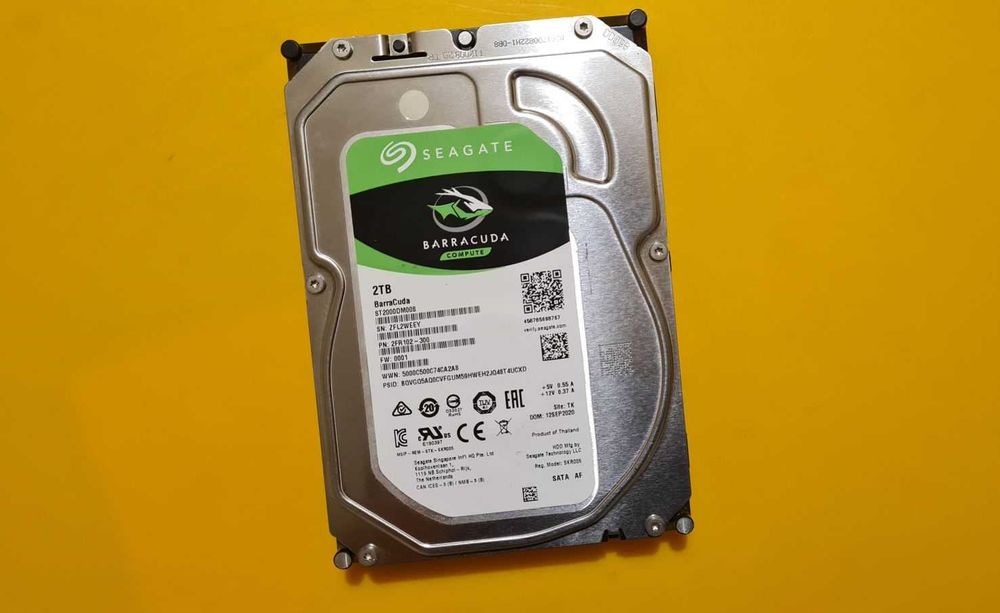 HDD Desktop Seagate BarraCuda, 2TB, 7200rpm, 256MB cache, SATA-III