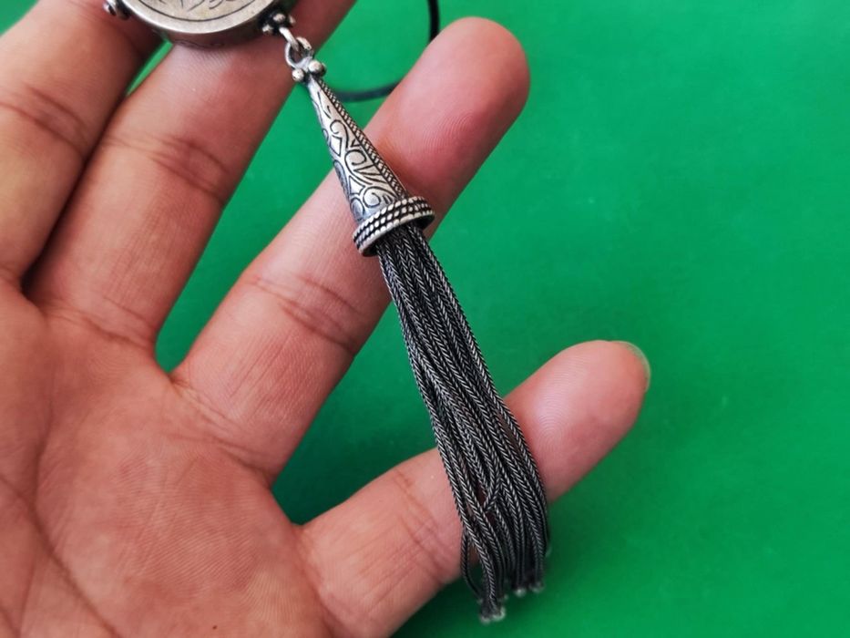 Сребърен медальон с тюркоаз 925