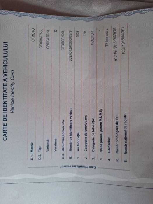 ATV CF moto 520 2025