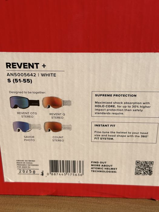 Casca schi ski Atomic Revent+ S alb