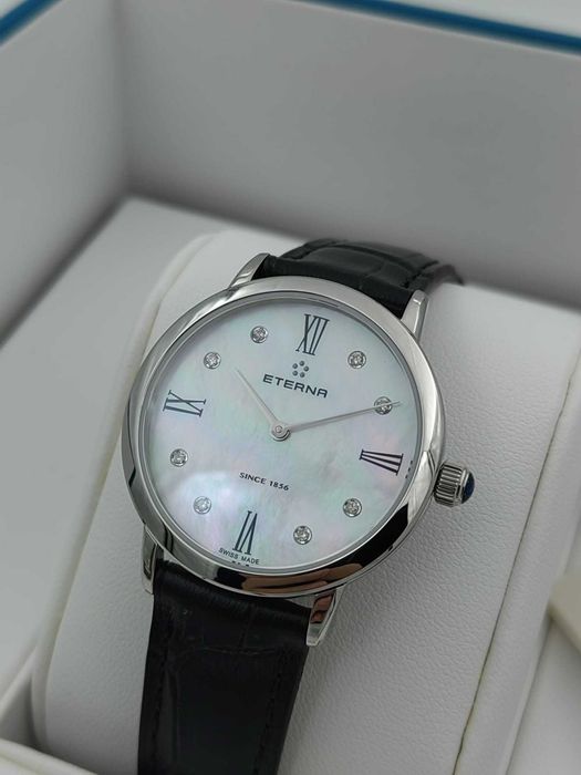 Ceas Eterna Eternity Lady Diamonds 32 mm – Swiss Made – Nou – Full Set