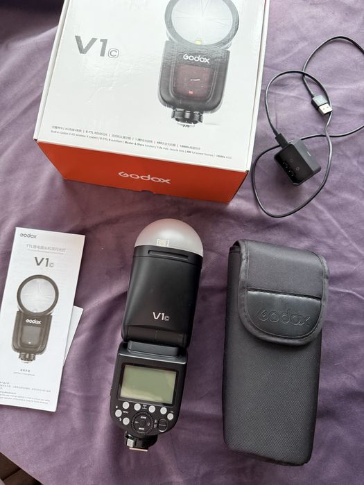 Godox V1 plus dome diffuser pt Canon