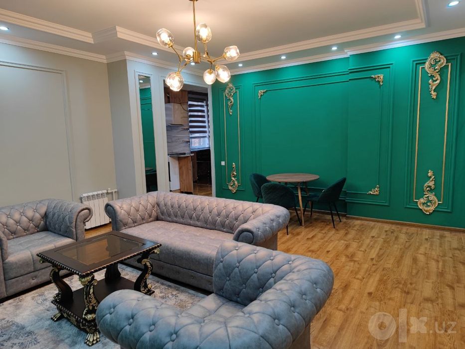 Kvartira 2 xonalar 55 m² Toshkentda, Oʻzbekiston