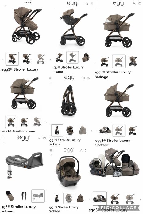 Бебешка количка * Egg 3 Stroller Luxury Package * Нова*