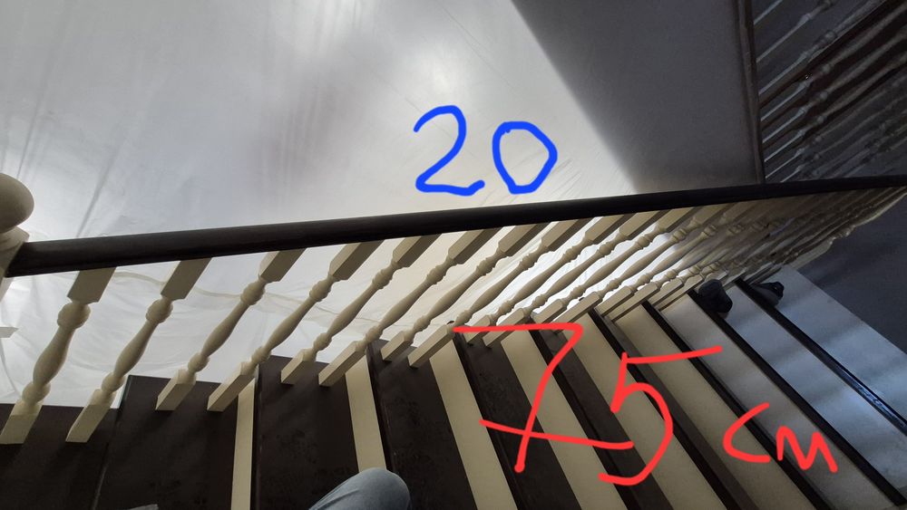 Лестница бук сосна