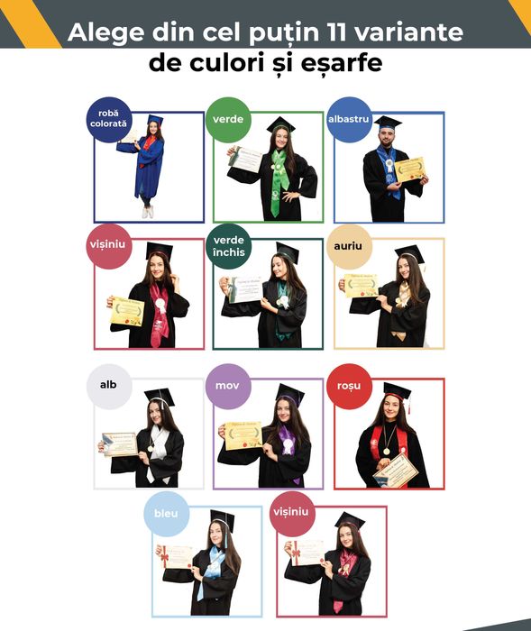 Robe Absolvire - Livrare in Tota Tara