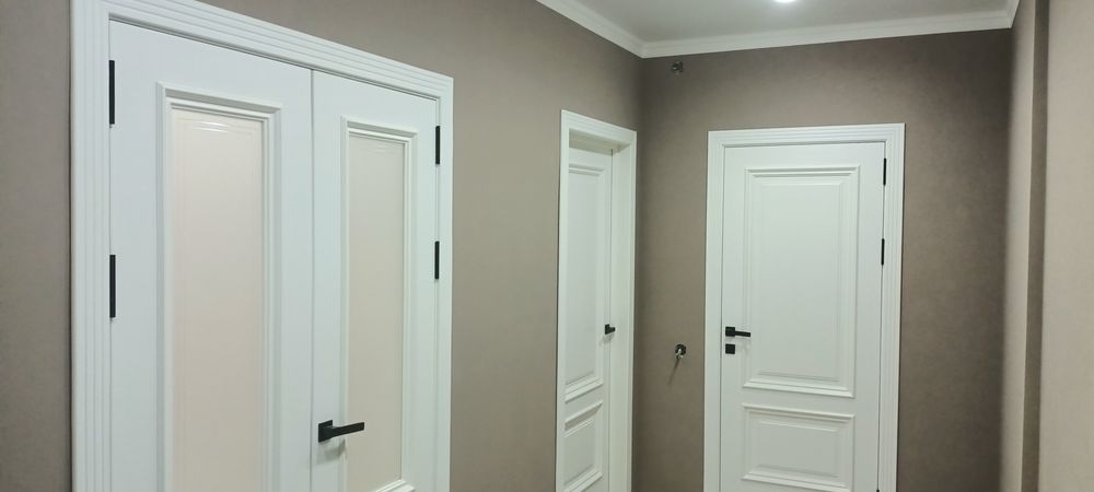 Установка дверей.