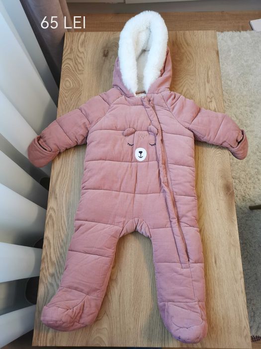 Combinezon Fred&Flo roz 9-12 luni