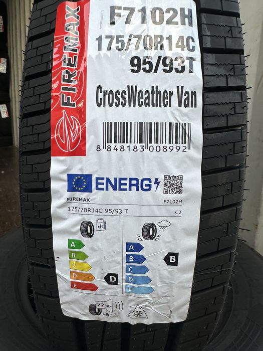Нови всесезонни бусови гуми FIREMAX CROSSWEATHER VAN 175/70R14C 95/93T 1757014 1757014C