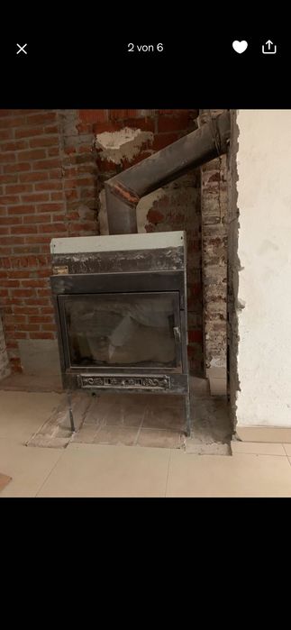 Чугунена камина за вграждане