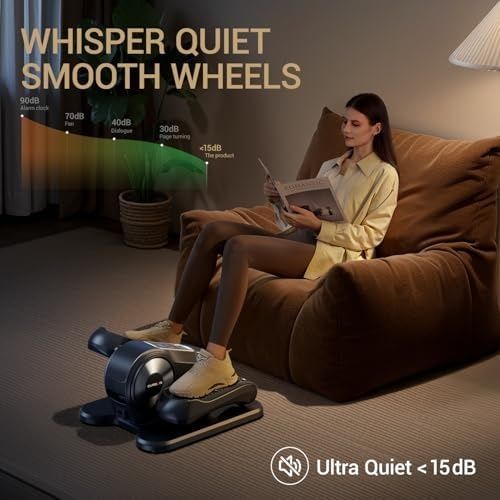 Промо!Висококачествен,Електрически  елиптичен тренажор за крака с LCD