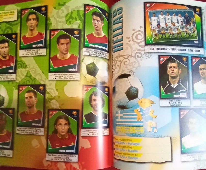 Panini Euro Cup Football collections 1980 2008 enciclopedie Hardcover