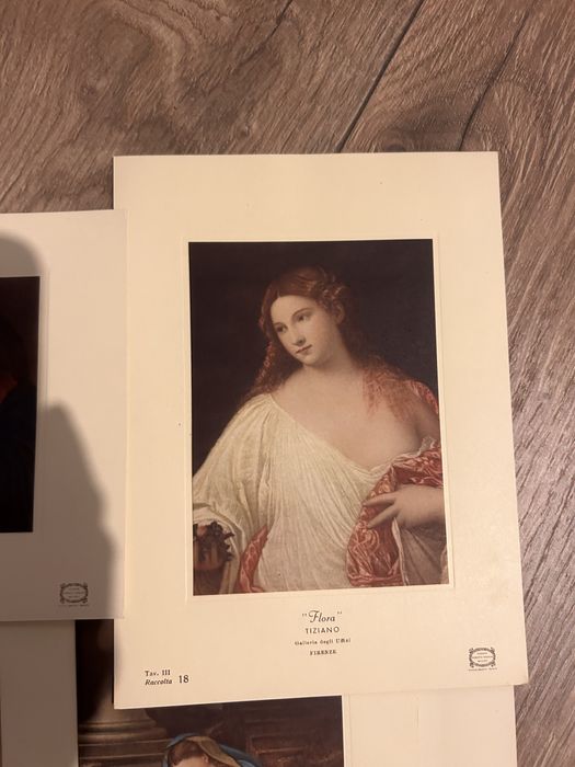 Catalog cu picturi din galeria Uffizi din Florenta