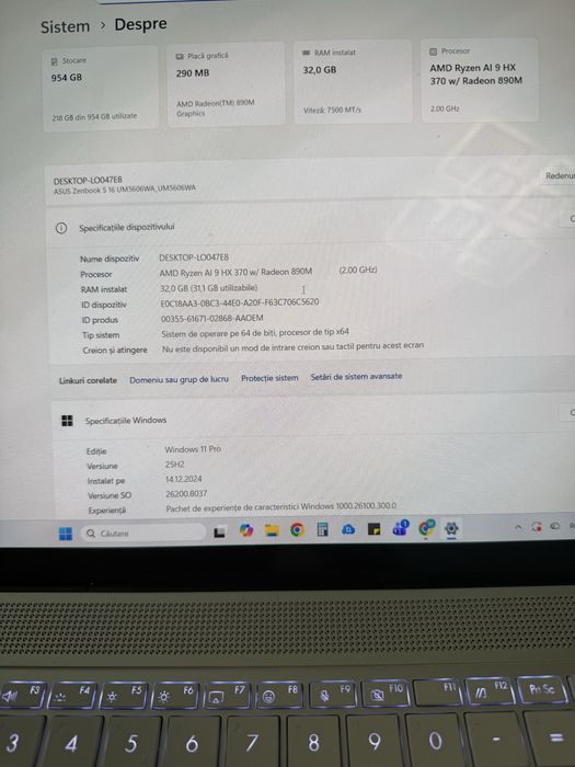 Asus zenbook s16