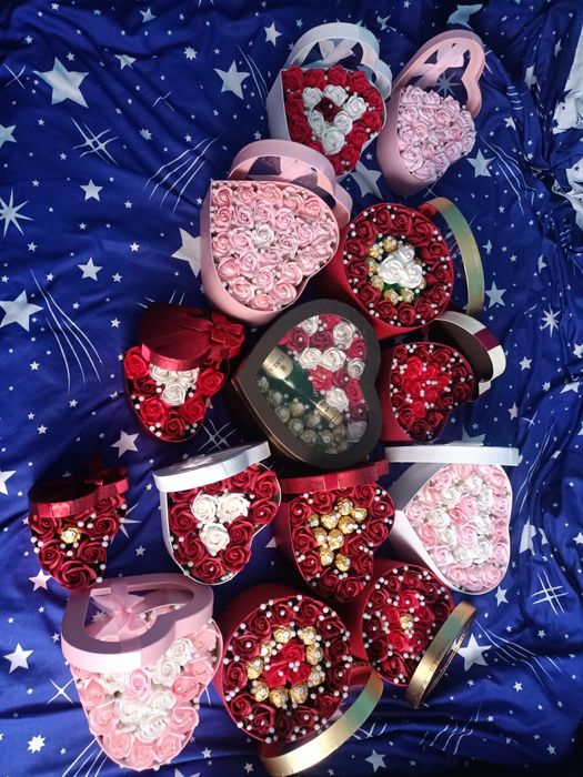 Buchet din trandafiri de săpun