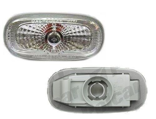 Semnalizare laterala Hyundai Santa Fe (Cm) 04.2009, Sonata (Nf) 01.2008/04.2010; Kia Carens (Un) 05.2013, Magentis (Ge) 09.2008; fata, stanga = dreapta, fara soclu bec, bec WY5W, 923033K000, 923113K000
