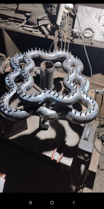 Изготовление любых видов горелок для каминов.