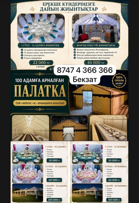 Аренда палатка