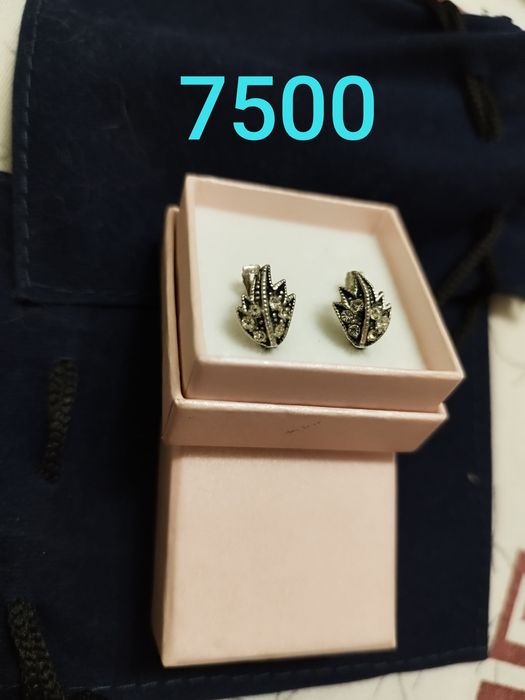 Серьги серебро 925 проба