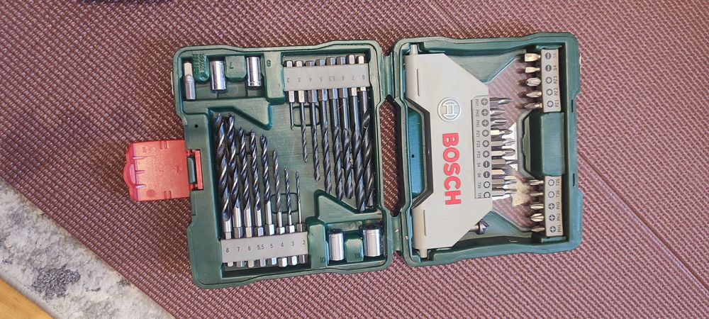 BOSCH - Ударна бормашина, Ъглошлайф, Комплект 65 части и 43 части