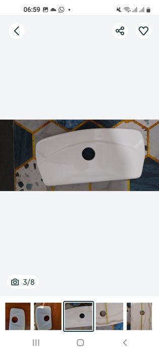 Продаю крышку от бачка унитаза