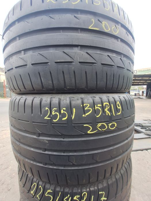 2 anvelope vara 255/35r19 Bridgestone  rft runflat Montaj Gratuit