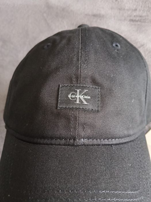 Calvin Klein Monologo Woven bb cap sapca unisex cu monologo culoare neagra noua originala