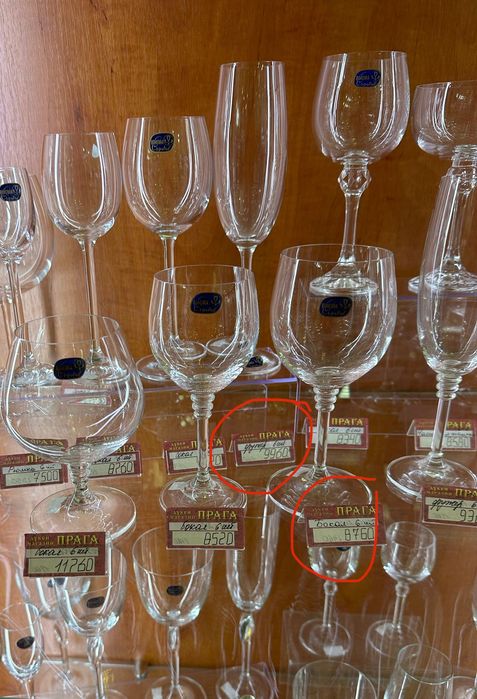 Фужеры, бокалы Bohemia , Наборы