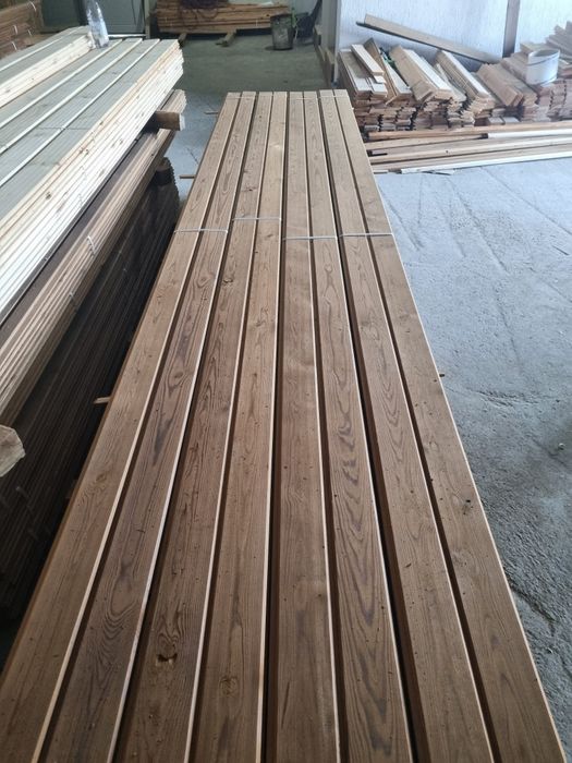 Lambriu deck termo pin fatade lemn