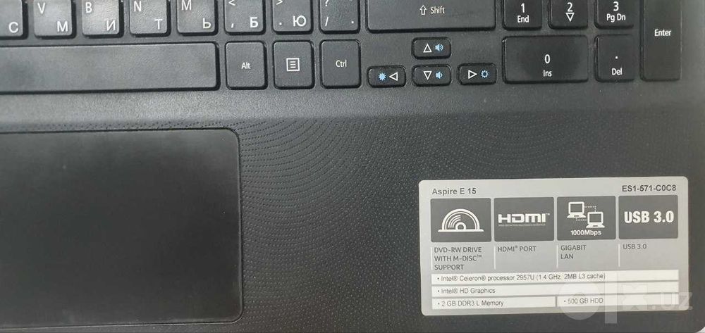 ACER - ноутбук черного цвета