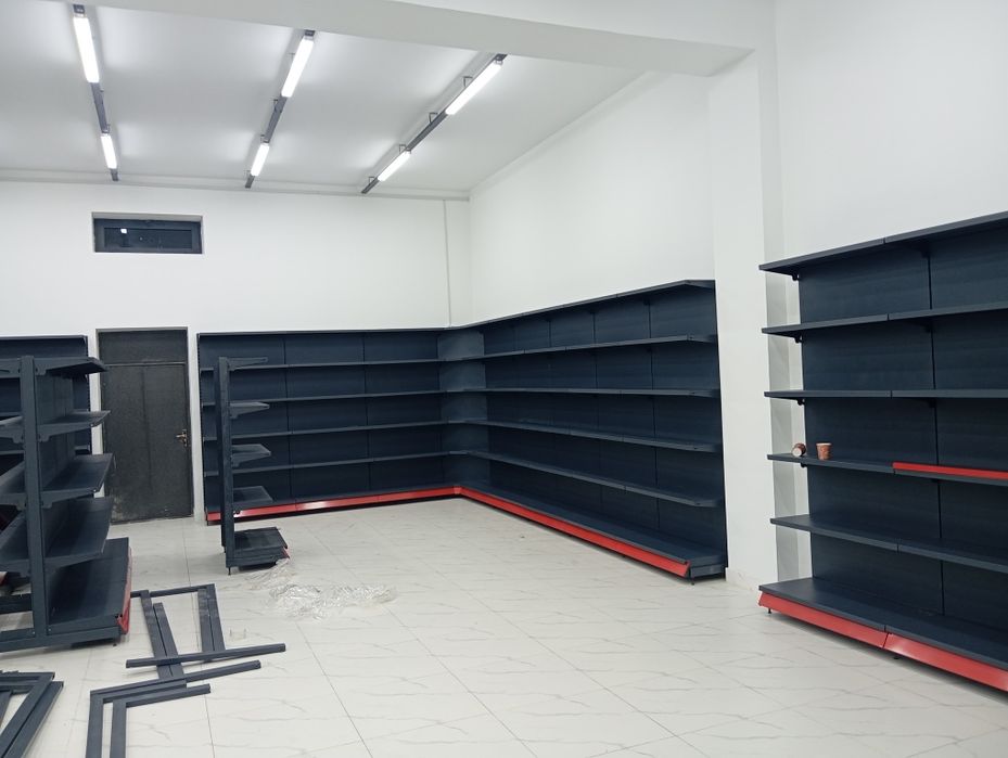 Temir stelaj polka magazin uchun