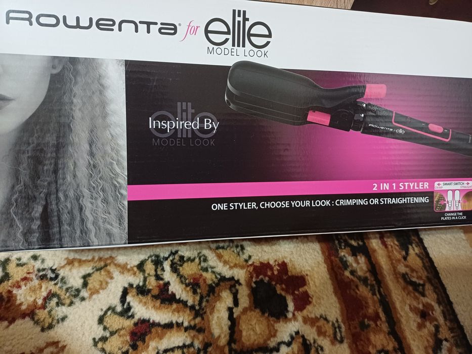 Стайлер (утюжок+гофре) Rowenta