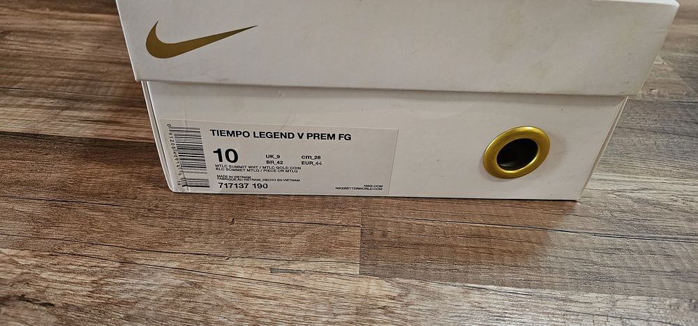 Nike Tiempo Legend V Premium FG "Touch of Gold 2015