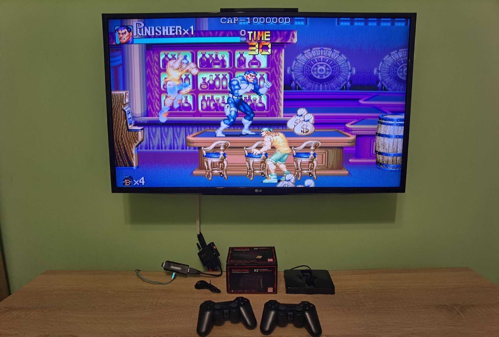 Универсална Игра GD10 X2 с 2 безжични контролера 64Gb памет