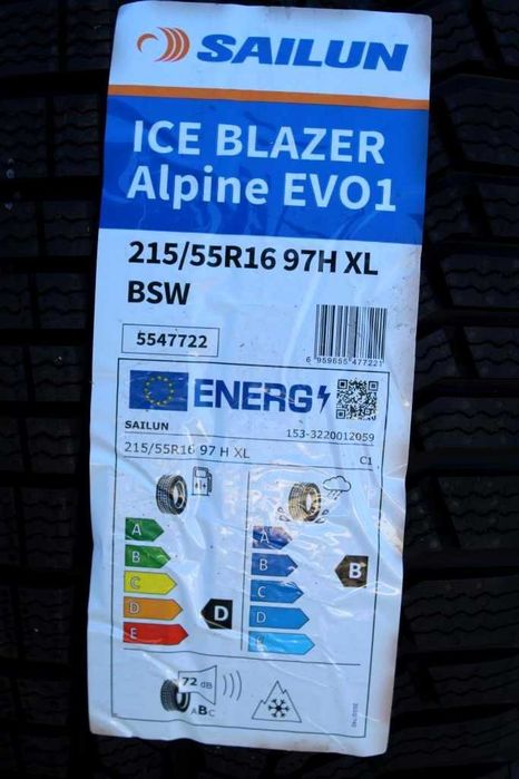 Anvelope iarna noi 215/55R16 97H, XL, Sailun, DOT 2025
