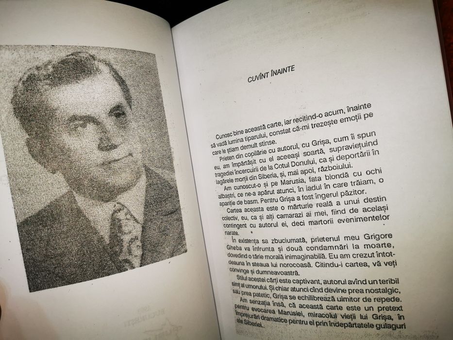Grigore Gheba Intre viata si moarte (editie anastatica)