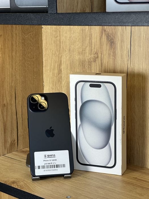 айфон 15 черный идеал