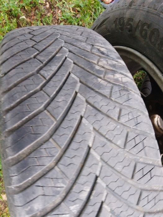 Vand 4 Jante Aliaj Opel R 15 + 4 Anvelope ALL SEASON 195/60/R15
