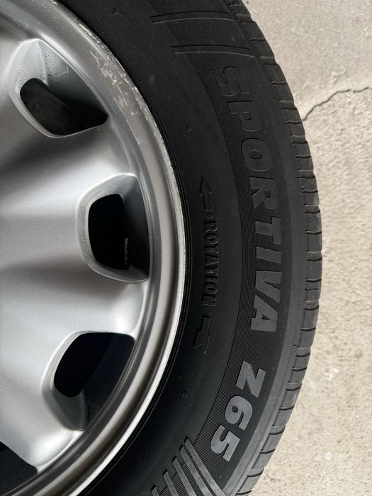 4 бр. алуминиеви джанти Mercedes 15” 5x112 с гуми