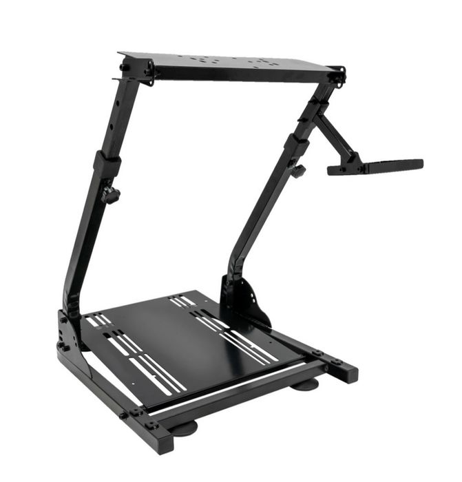 Стойка симулатор за състезания, регулируема височина, сгъваем дизайн,