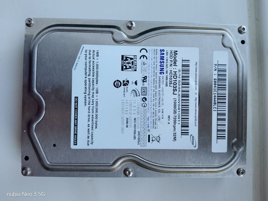 HDD SAMSUNG (1000GB/7200RPM/32M)