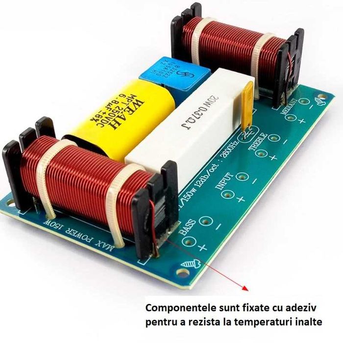 Filtru divizor de frecventa pe 3 cai - 150 W