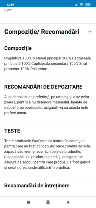 Combinezon copii Decathlon 12 luni. Nou, fara eticheta