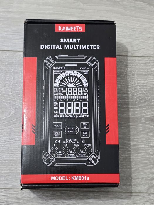 Multimetru Digital KAIWEETS KM601S – 10.000 Counts, True RMS